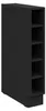 Küchen Unterschrank Regal 15 cm Schwarz Küchenzeile Küche Produktbild-Vorschau 1