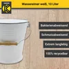 Karl Krüger W10  Emaillierter Wassereimer weiß, 10 Liter Produktbild-Vorschau 3