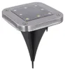 4x LED Solarleuchte, Wegeleuchte, Edelstahl, LxB 10x10 cm Produktbild-Vorschau 12
