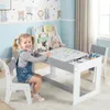 COSTWAY Tavolo per bambini 3 in 1 con 2 sedie, set di sedie Anteprima dell’immagine prodotto 9