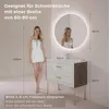 S'AFIELINA Lustro łazienkowe LED okrągłe lustro łazienkowe Podgląd zdjęcia produktu 12