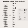 Sekey Schuhregal Schuhschrank mit 10 Ebenen , Schuhständer Produktbild-Vorschau 5