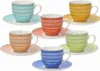 set di 6 tazze da caffè/tè IRIS Kaleido con piattino Anteprima dell’immagine prodotto 1