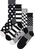 Happy Socks 4-Pack Classic Black & White Socks Gift Set Produktbild-Vorschau 15