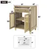 Mobile da bagno Merax con lavabo in Vetroceramica, mobile Anteprima dell’immagine prodotto 10