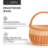 Aqbau® Einkaufskorb groß geflochten 41x40x26 cm Tragekorb Produktbild-Vorschau 2