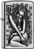 Zippo Feuerzeug Virgo Sternzeichen Jungfrau chromfarbene Produktbild-Vorschau 1