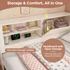 Flieks Tagesbett Schlafsofa 90x200cm mit Ausziehbett, Produktbild-Vorschau 6
