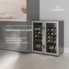 Klarstein Vinamour Cave à vin 2 zones - 36 bouteilles, Voir les images du produit 3