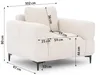 Cardea - Moderne Polstergarnitur 3+2+1 in Bubble-Optik aus Produktbild-Vorschau 17