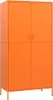 vidaXL Armoire orange 90x50x180 cm acier Voir les images du produit 1