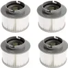 Four identical spa filter cartridges are arranged in a 2x2 grid against a white background. Produktbild-Vorschau