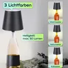 2er-Set Edle Akku Flaschenlampe Schwarz: Dimmbar, 3 Produktbild-Vorschau 5