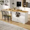 Tavolo da bar girevole Fliek con credenza, tavolo da bar Anteprima dell’immagine prodotto 2