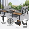 Premium 5-tlg. Gartenmöbel Sitzgruppe Lounge-Set aus Produktbild-Vorschau 7