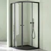 Mai & Mai Duschkabine 80x80 viertelkreis Schwarz Dusche Produktbild-Vorschau 1