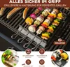bremermann Grillspieße 4er-Set mit 2 Ablage-Gestellen, Produktbild-Vorschau 2