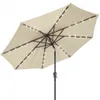 KINGSLEEVE® Sonnenschirm LED Beleuchtung UV Schutz 80+ Produktbild-Vorschau 10
