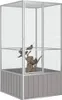 vidaXL Cage à oiseaux Gris 111x107x211,5 cm Acier galvanisé Voir les images du produit 1