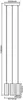 A technical drawing of a pendant light fixture with dimensions. Produktbild-Vorschau