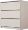 Kommode, 3 Schubladen, Kaschmir, 70 x 79 x 39 cm Produktbild-Vorschau 1