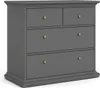 Commode - Gris 48,50 x 96,20 x 86,90 cm (h) Voir les images du produit 13