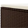 6-tlg. Garten-Lounge-Set mit Kissen Braun Poly Rattan Produktbild-Vorschau 8