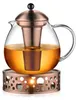 théière en bronze de 1500 ml avec réchaud et Voir les images du produit 1