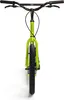 Front view of a green scooter. Produktbild-Vorschau