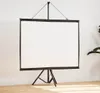 A white projection screen on a tripod stand. Podgląd zdjęcia produktu