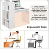 EUGAD Schreibtisch mit Regal links/rechts montierbar, PC Produktbild-Vorschau 7