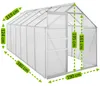 Zelsius Aluminium Gewächshaus, 380 x 190 cm, 6 mm Produktbild-Vorschau 4