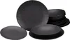 CreaTable, 23211, Vesuvio black, zestaw talerzy 12 szt, Podgląd zdjęcia produktu 1