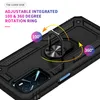 OPPO A16 Hülle, Dual Layer Militäre Fallschutz Schutzhülle Produktbild-Vorschau 4