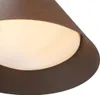Industrialna lampa ścienna zewnętrzna rdzawo-brązowy stożek Podgląd zdjęcia produktu 3