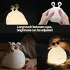 LED Nachtlicht Kids Slug Lampe Silikon Kabellos Stufenlos Produktbild-Vorschau 5