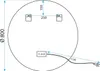 Runder LED Wandspiegel mit integrierter Beleuchtung, 80 cm Produktbild-Vorschau 7