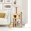 PawHut Katzenbaum im modernen Design mit Kratzstämmen, Produktbild-Vorschau 2