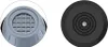 Two close-up views of washing machine anti-vibration pads. Voir les images du produit