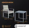CASARIA® Mobili Giardino Polyrattan Robusto Tavolo WPC Anteprima dell’immagine prodotto 7