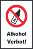 Alkohol verbot Schild A5 Rückseite selbstklebend Produktbild-Vorschau 1