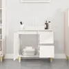 vidaXL Badschrank Weiß 65x33x60 cm Holzwerkstoff Produktbild-Vorschau 3