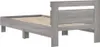 vidaXL Bettgestell mit Kopfteil Grau Sonoma 90x200 cm Produktbild-Vorschau 7