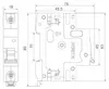 Jistič Noark 100008 1P, B, 16 A, 6 kA Náhled obrázku produktu 6
