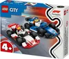 LEGO City F1 Williams Racing und Haas F1 Rennautos - Formel Produktbild-Vorschau 5