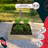 KOTARBAU® głęboka skrzynia na kwiaty z drewna 140x80x18cm Podgląd zdjęcia produktu 8