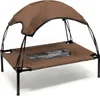 Wiltec letto per cani con tetto marrone 76 x 60 x 16 cm Anteprima dell’immagine prodotto 1