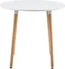H.J WeDoo 90x90x73 cm table de cuisine ronde Table de salle Voir les images du produit 3