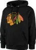 Chicago Blackhawks NHL Imprint Burnside Pullover Hoodie Jet Podgląd zdjęcia produktu 1