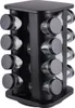 Rotary Gewürzregal 16 Gläser schwarzes quadratisches Produktbild-Vorschau 1